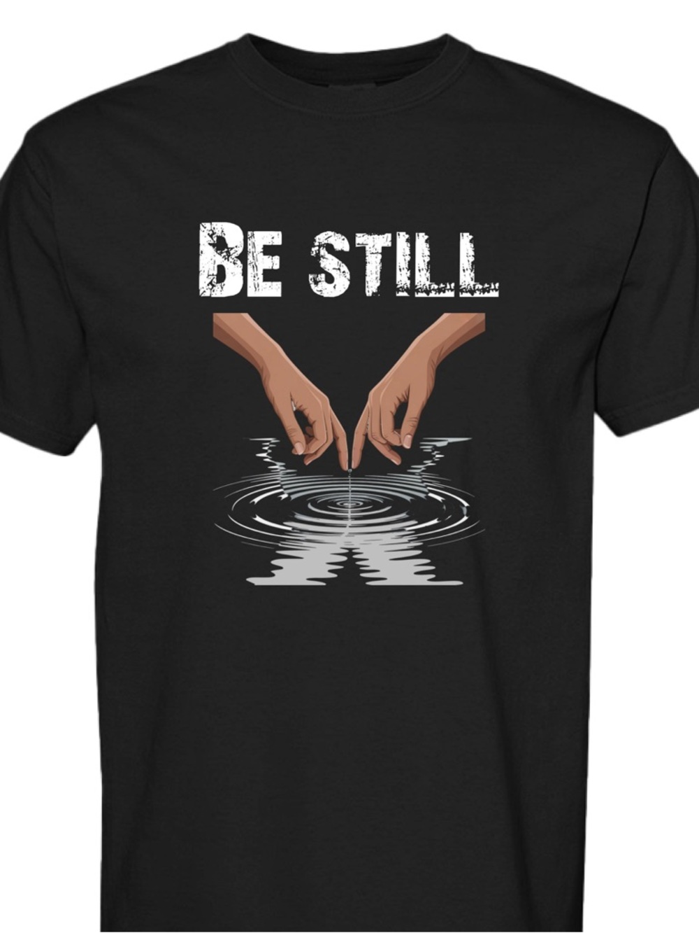 Be Still Graphic Tee - Black